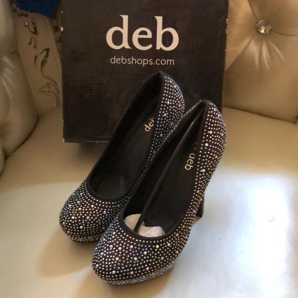 Deb Bling platform Pump Shoes Women Size 6